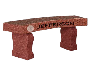 jefferson curved bench